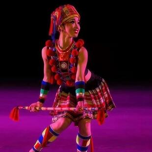 倾城瑶族花棍瑶情艺考舞蹈服考级定制款少数民族服装演出服