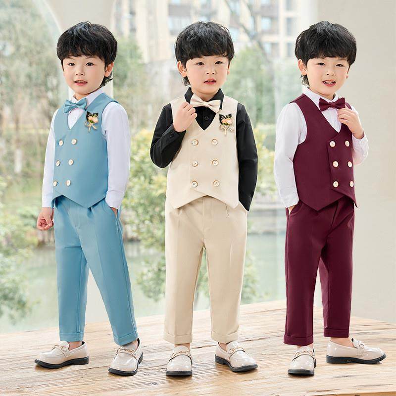 花童男童礼服套装衬衫马甲套英伦风西装钢琴表演服痞帅主持人服装,童装/婴儿装/亲子装,西服/小西装,淘宝优惠券,粉丝福利购,淘宝优惠卷