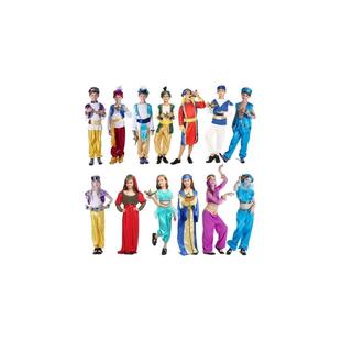 印度阿拉丁王子服装儿童节男孩表演服装女孩表演服装万圣节阿拉丁