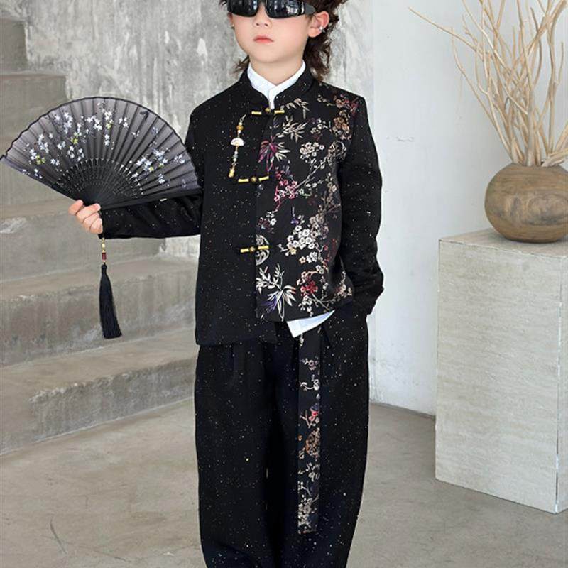 高级感男童汉服秋季儿童国风套装礼服唐装男孩中式演出服生日套装,童装/婴儿装/亲子装,汉服,淘宝优惠券,粉丝福利购,淘宝优惠卷