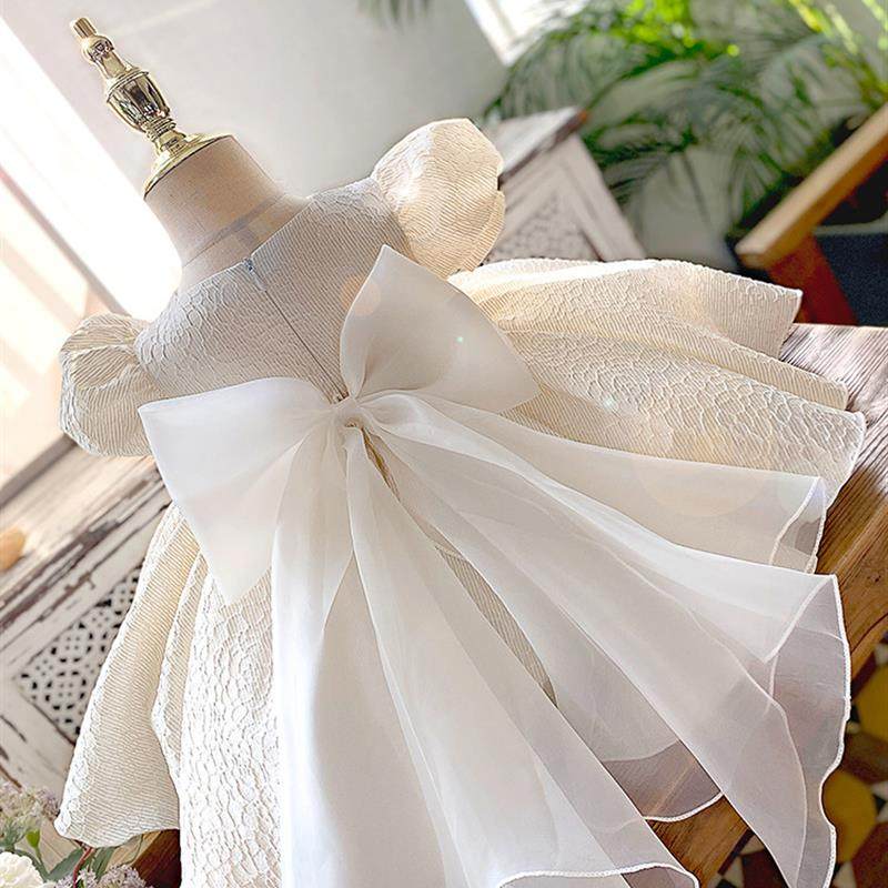 花童婚礼小女孩礼服夏白色衣服短袖周岁宴生日裙子抓周女童公主裙,童装/婴儿装/亲子装,儿童礼服,淘宝优惠券,粉丝福利购,淘宝优惠卷