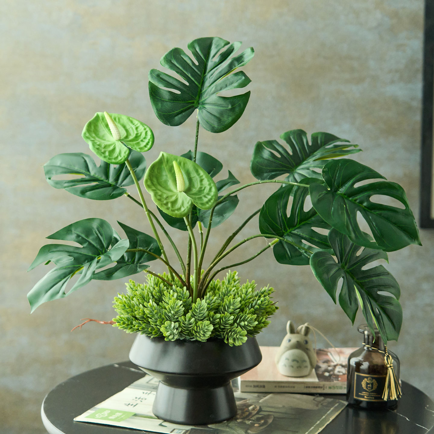 北欧仿真花假绿植装饰摆件盆栽