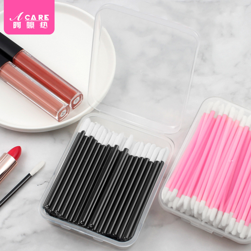 唇刷/一次性A1pn081-易上手晕染化妆彩唇膏唇棒小巧便携式迷你口