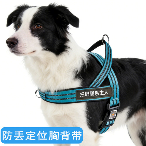狗狗牵引绳大型犬狗胸背带背心式