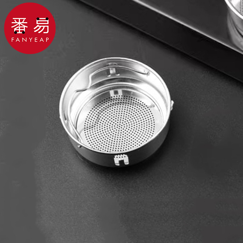 保温杯过滤网AC1S242-茶漏茶滤不锈钢家用玻璃杯配件外带茶网隔