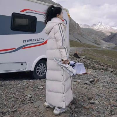 韩系羽绒棉服女到脚踝170高个子