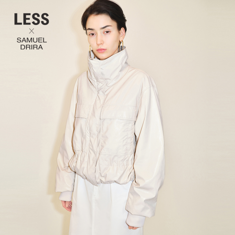 LESS短款个性时尚高领羽绒服