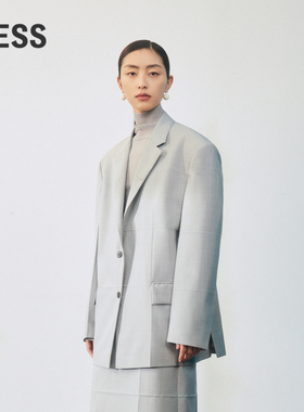 【精工系列】LESS春自由剪裁独特折皱挺阔通勤休闲西装2O2710230