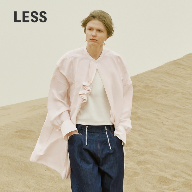 长袖衬衣LESS商场同款直筒