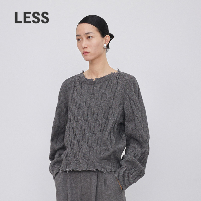 边缘破碎处理，层次感更明显，复古时尚