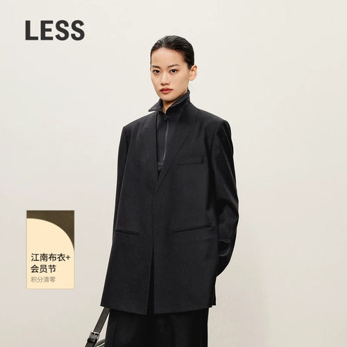 【精工系列】LESS冬绵羊毛外套简约利落时尚长款西装女2O0713430