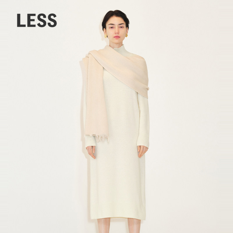 【宅系列】LESS冬绵羊毛连衣裙女长款针织毛衫毛衣裙子2M0G12350,女装/女士精品,连衣裙,淘宝优惠券,粉丝福利购,淘宝优惠卷
