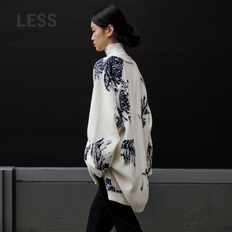 商场同款针织开衫LESS