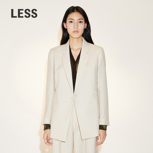 西装 绵羊毛西服女简约修身 LESS春季 外套2N2711370 精工系列