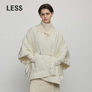 LESS秋季 棉衣女休闲宽松舒适轻薄立领棉衣2M9B10940 时尚