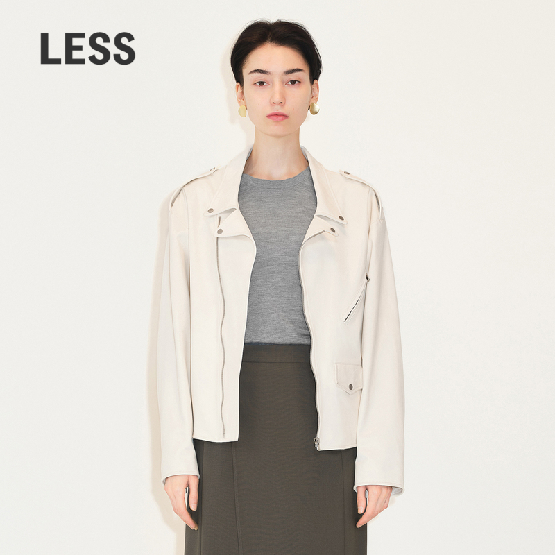 翻领短款外套LESS宽松