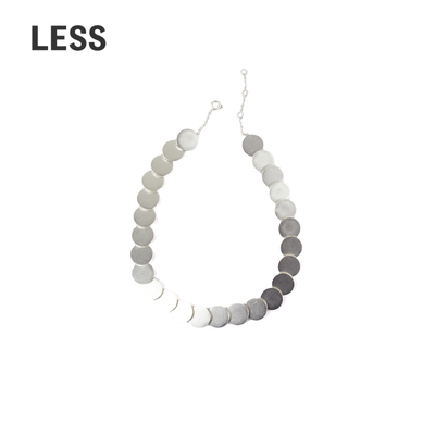 LESS时尚搭配单品项链女简约精致圆片女式项链3O8K14100