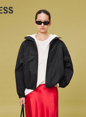 【0压系列】LESS春宽松可拆卸连帽抽绳下摆休闲风夹克2O2613060