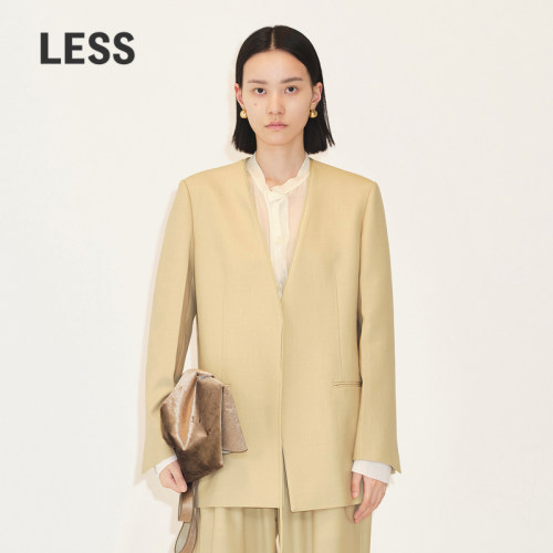 LESS春秋通勤宽松中长款西服