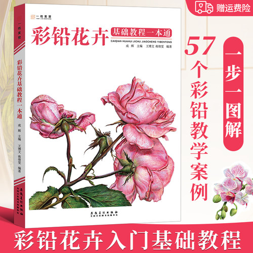 一线美誉彩铅基础教程花卉