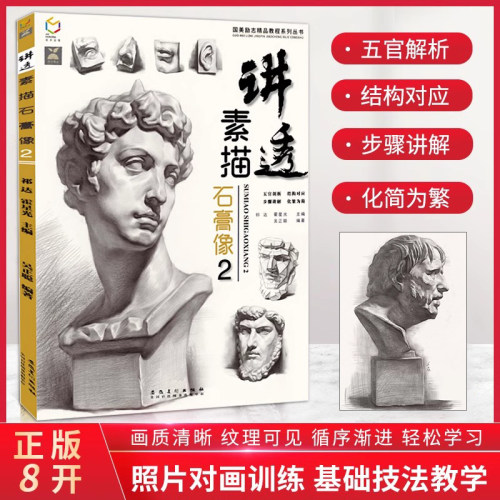 讲透素描石膏像吴正聪人物素描