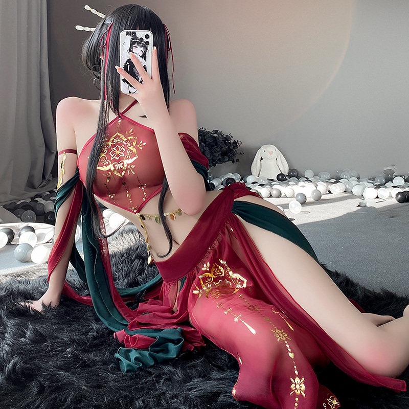 性感古风舞蹈服飞天套装异域风情