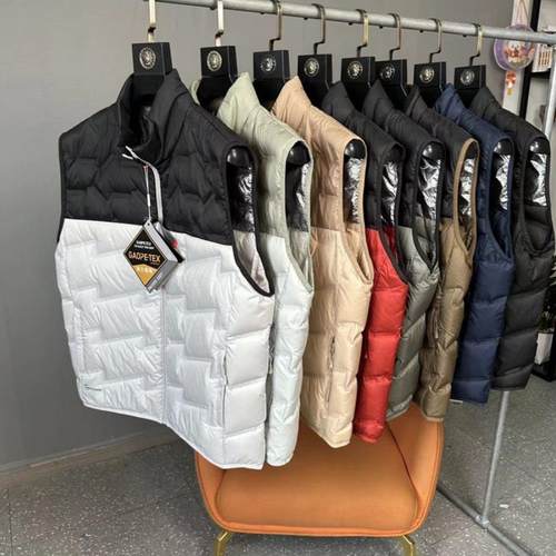 轻盈保暖休闲立领羽绒马甲外套潮