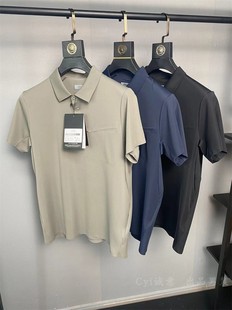 Polo衫 茑 户外运动休闲短袖 无痕压胶垂顺速干高弹抗皱夏季 男士