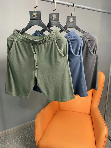 夏季松紧腰运动休闲五分短裤男