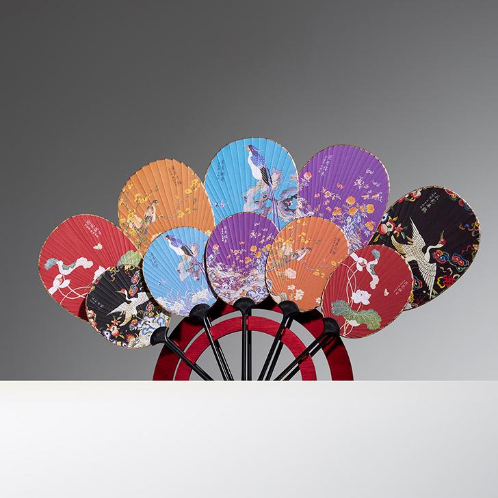 京扇子华美宫扇小号古风扇