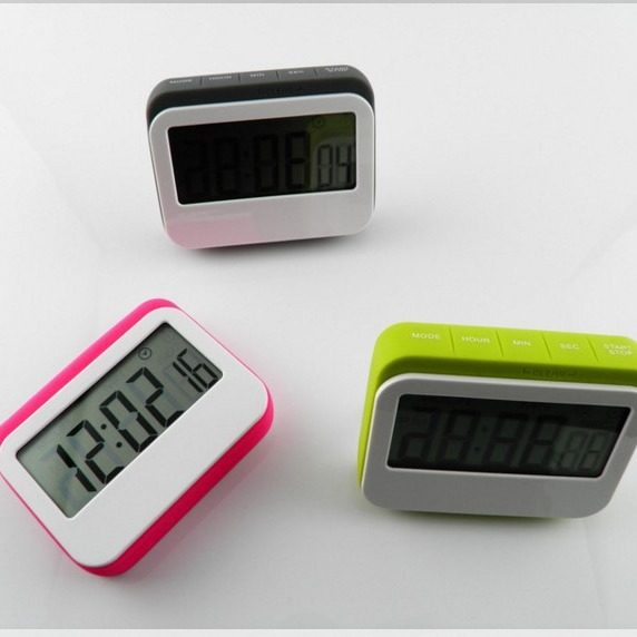 新款24小时正负计时器 韩国糖果色厨房倒时器正倒计时器