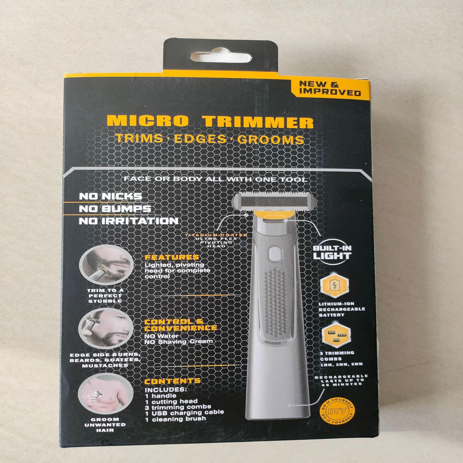 新款造型胡须刀多功能电动剃须刀胡子修剪器刮胡刀剃毛器一件