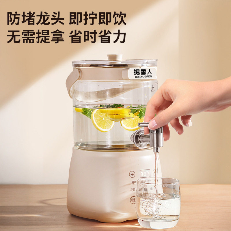 掘雪人水龙头养生壶多功