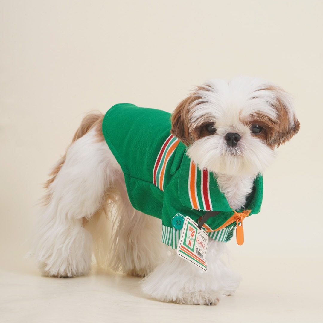 DDPET狗狗衣服宠物秋冬法斗雪纳瑞比熊西施小型犬猫咪711卫衣外套