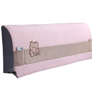 2023新款夹棉加高全包弹力床头套床头罩软包床靠背防尘保护套通用