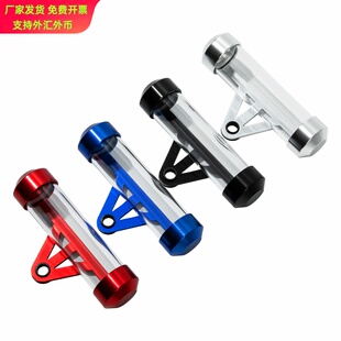 欧美市场摩托车自行车税单管税牌亚克力管红蓝黑四色可选