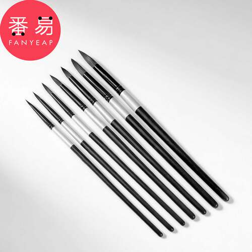 水粉笔D2pn008-水彩笔水彩画笔美术生用画笔数字油画勾线水粉笔