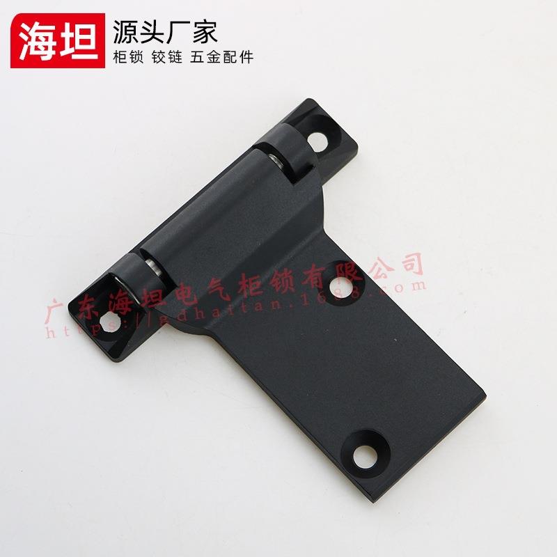 重型大铰链CL282货柜车用重承载T型合页工业机箱机柜黑色动静铰链