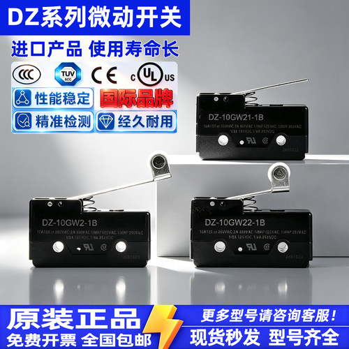 欧姆龙双联限位微动行程开关DZ-10GW21-1B DZ-10GW22-1B 10GW2-1B