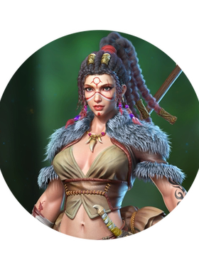 Maya/ZBrush教程CG写实角色部落女战士建模雕刻制作教学视频课程