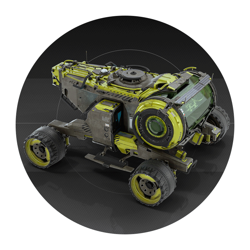 Blender教程建模硬表面载具科幻风格火星探索车概念设计视频课程