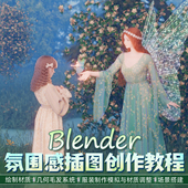 Style3D头发服装 Daz 制作场全流程教学 精灵少女 Blender插图