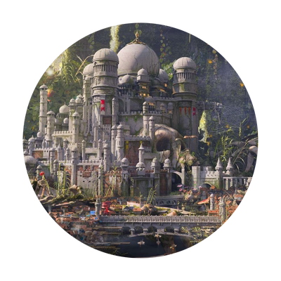 Maya教程数字绘景三辅二骷髅城场景制作阿诺德Arnold渲染视频课程