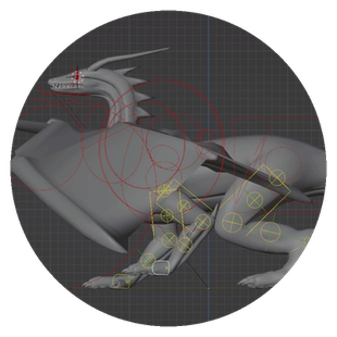 Blender3.6高级绑定教程骨骼绑定权重动画教学视频课程