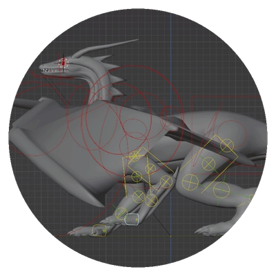 Blender3.6高级绑定教程骨骼绑定权重动画教学视频课程
