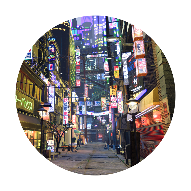 Unity教程CG游戏宣传东京夜景场景案例sp纹理系统教学视频课程