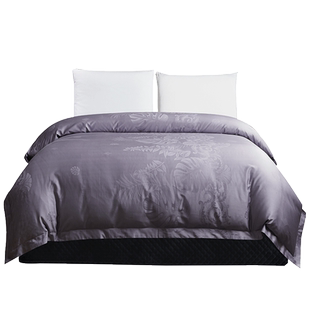 贡缎纯棉100支全棉单双人单件250*230cm被罩200*230cm被套可定制