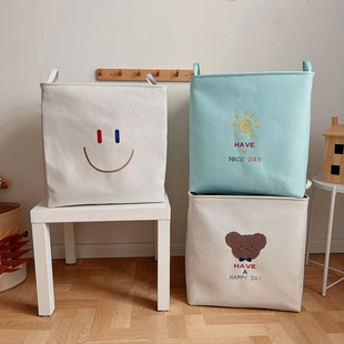 INS风 韩系被子防尘收纳袋布艺超大号衣柜过季衣服物整理筐