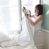 厂家直销纯棉浴巾刺绣爱心加厚素色澡巾礼品赠送可定制logo