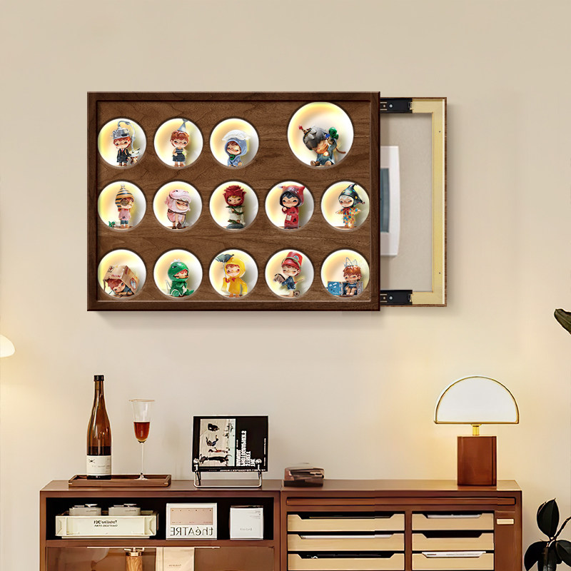 盲盒电表箱装饰画手办收纳